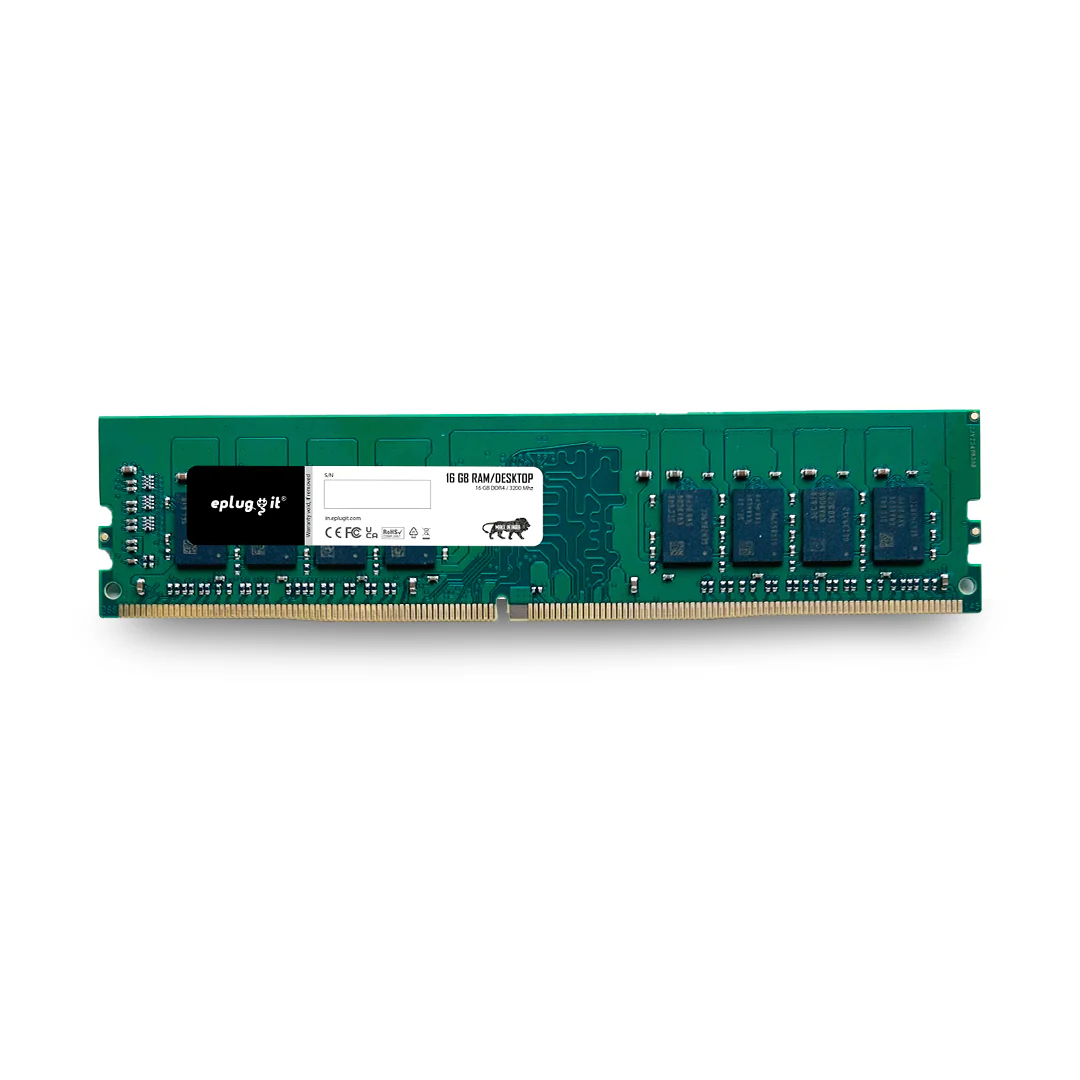 Eplugit 16GB Desktop RAM DDR4 3200Mhz | 1.35V Memory
