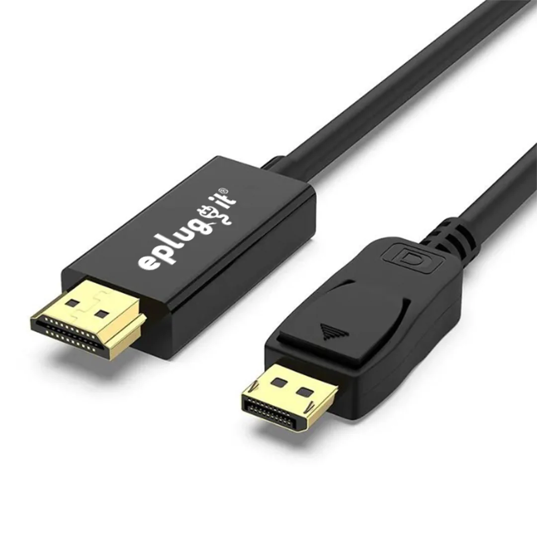 Eplugit DisplayPort To HDMI Cable 1.8 Mtr