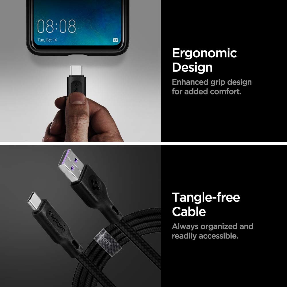 Spigen Type-A to C Cable-Black