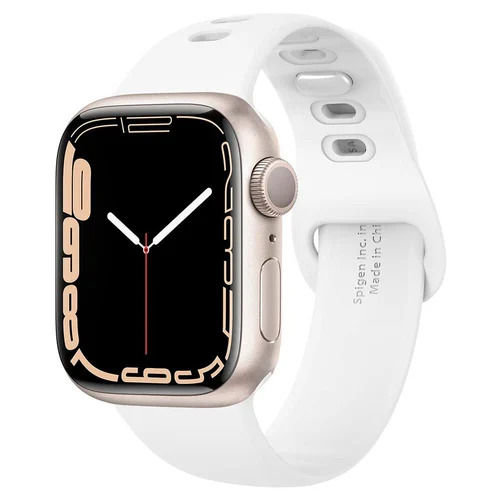 Spigen Silicone Fit Band Strap Compatible with Apple Watch (42mm 44mm) Series 6SE, 5, 4,3, 2, 1