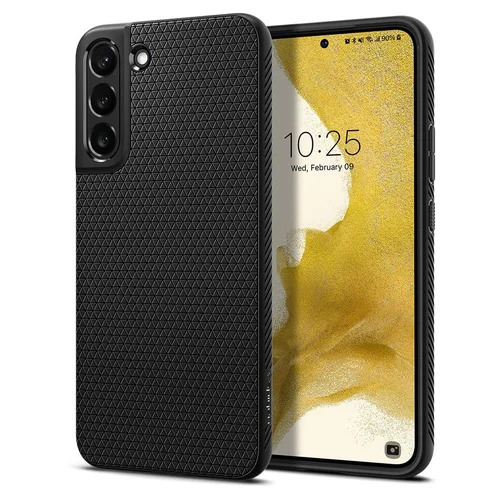 Spigen Liquid Air Back Cover Case for Samsung Galaxy S22 Plus (TPU Matte Black)